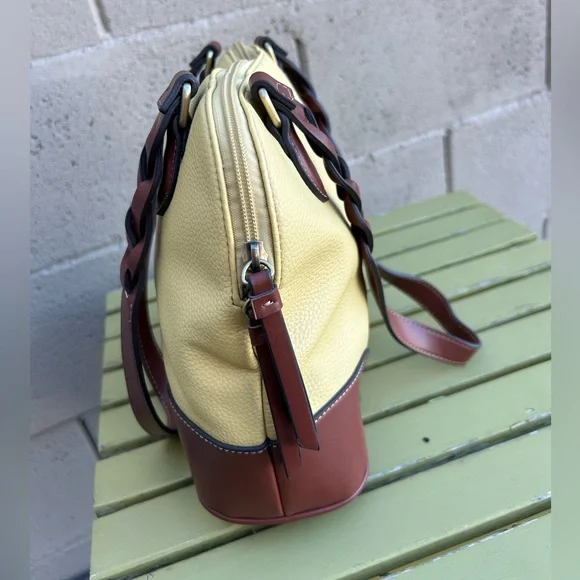 St. John’s Bay Yellow and Brown Women's Bag - Picture 10 of 14